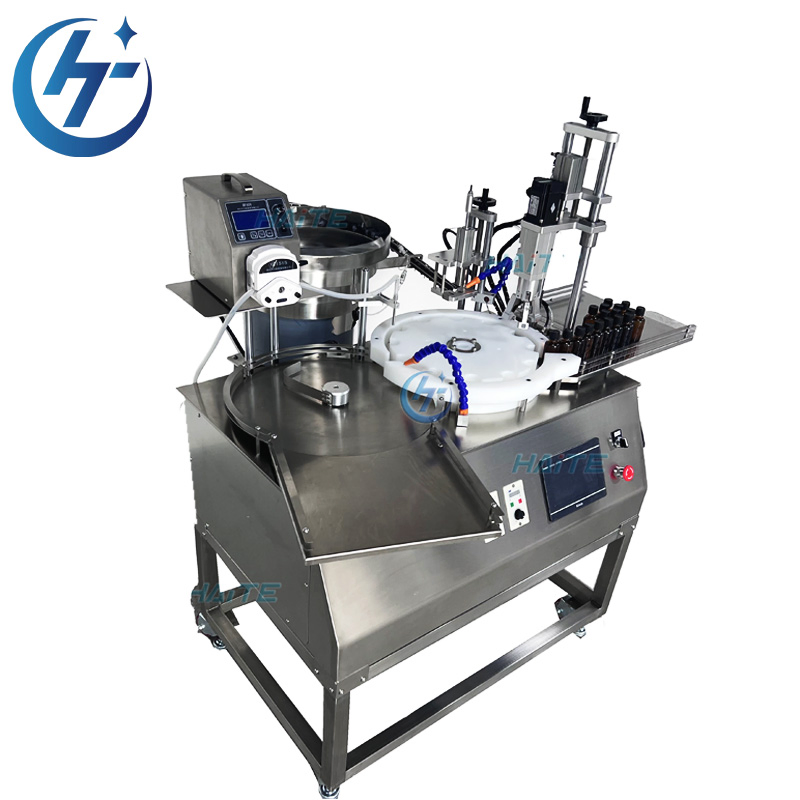 1head Gear Pump Soybean Edible Oil Liquid Filling Capping Machine