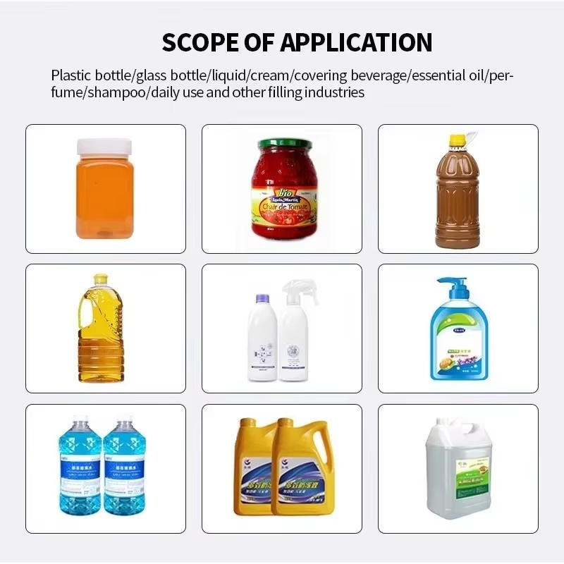 Automatic Explosion Proof 12 Heads Bottles Linear Gravity Chemical Liquid Filling Machine