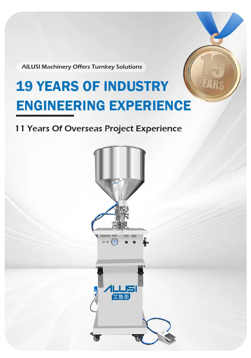 Semi Automatic Vertical Filling Machine overview