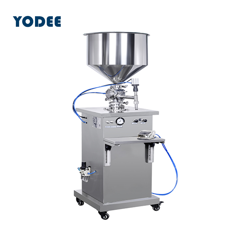 Yodee Machinery Hot Sale Semi-Automatic High Viscosity Liquid Cream Filling Machine