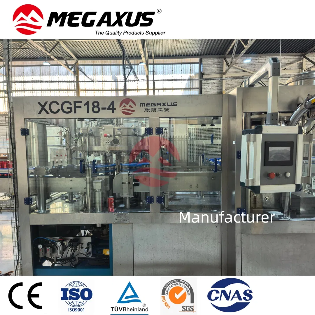 Easy Maintained CSD Liquid Can Filling Machine Canning Seaming Processing System