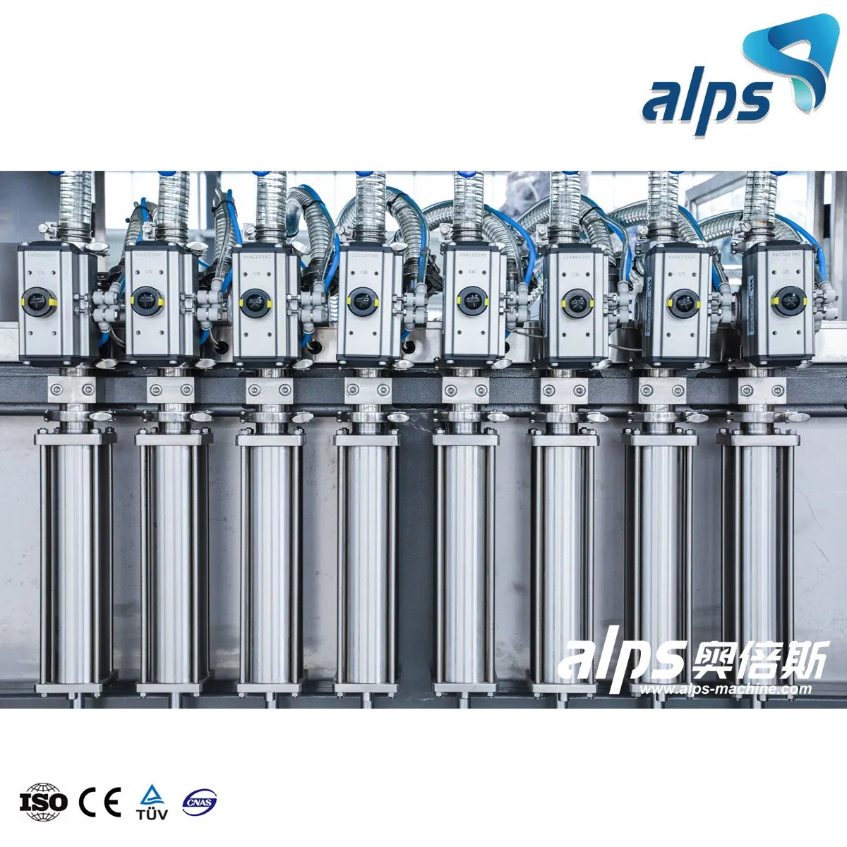 Automatic Daily Chemicals Products Filling Labeling Packing Machine / Liquid Filler