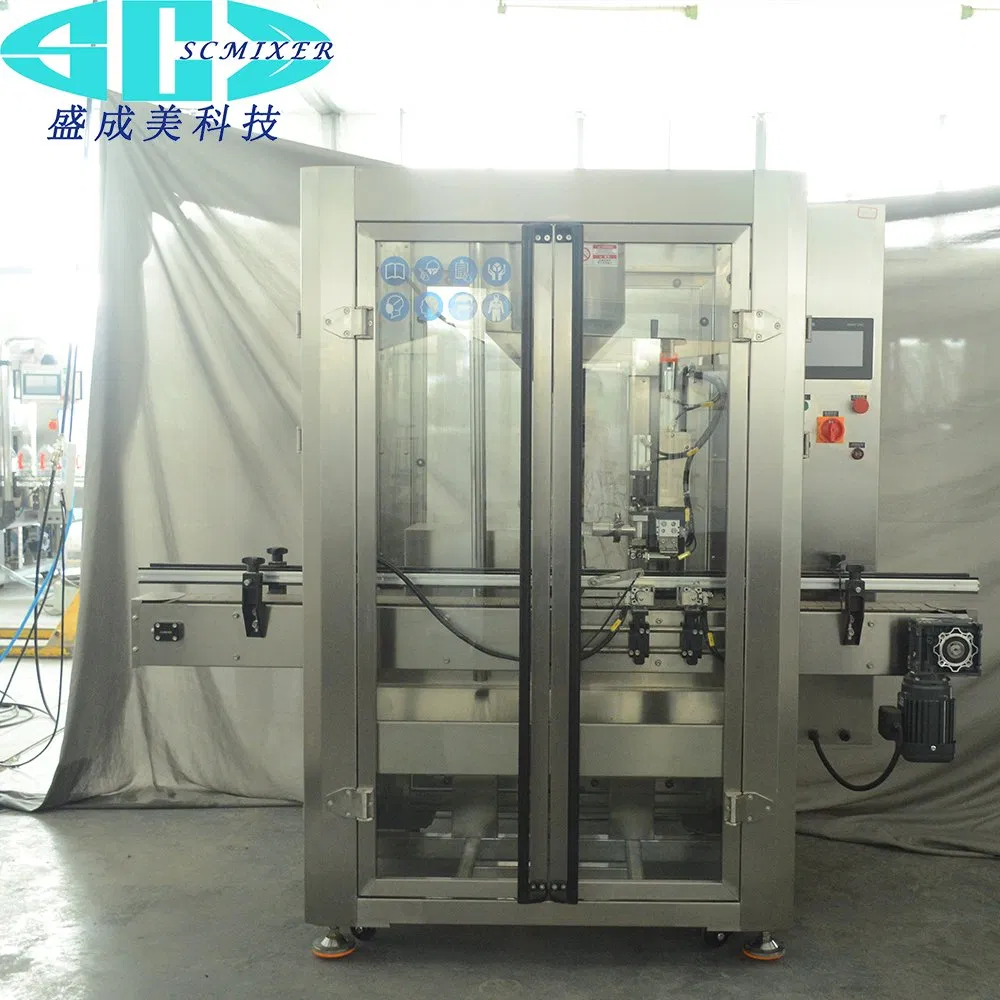 Scmixer Automatic 6 Head Gallon Liquid Detergent Hand Sanitizer Volumetric Piston Bottle Filling and Capping Machine Price