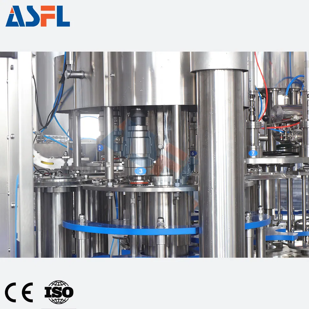 Non-Leakage 1000ml Piston Type Peanut Oil Filling Machine Liquid Filler Production Line with Vacuuming Device
