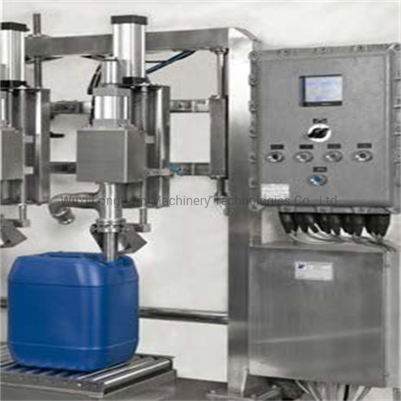 Explosion Proof Drum Oil Paint Glue Liquid Weighing Filling Machine, Oil Barrel Automatic Filling Machine Liquid Filled~