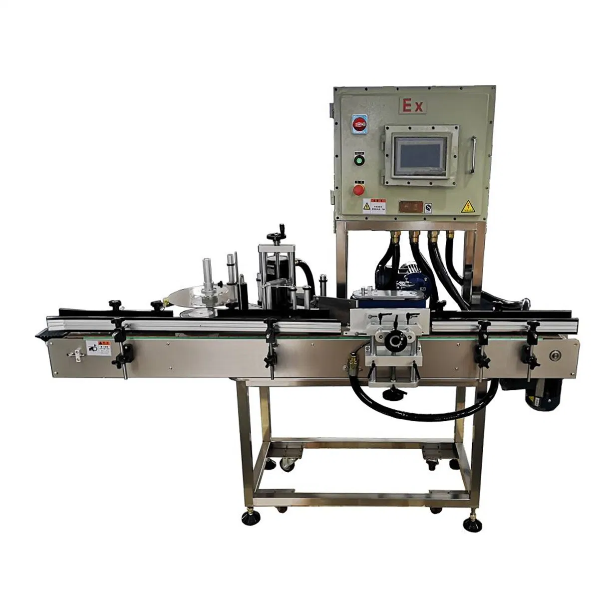 Automatic High Speed Explosion Proof Bottle Liquid Filling Labeling Machine Label Machine