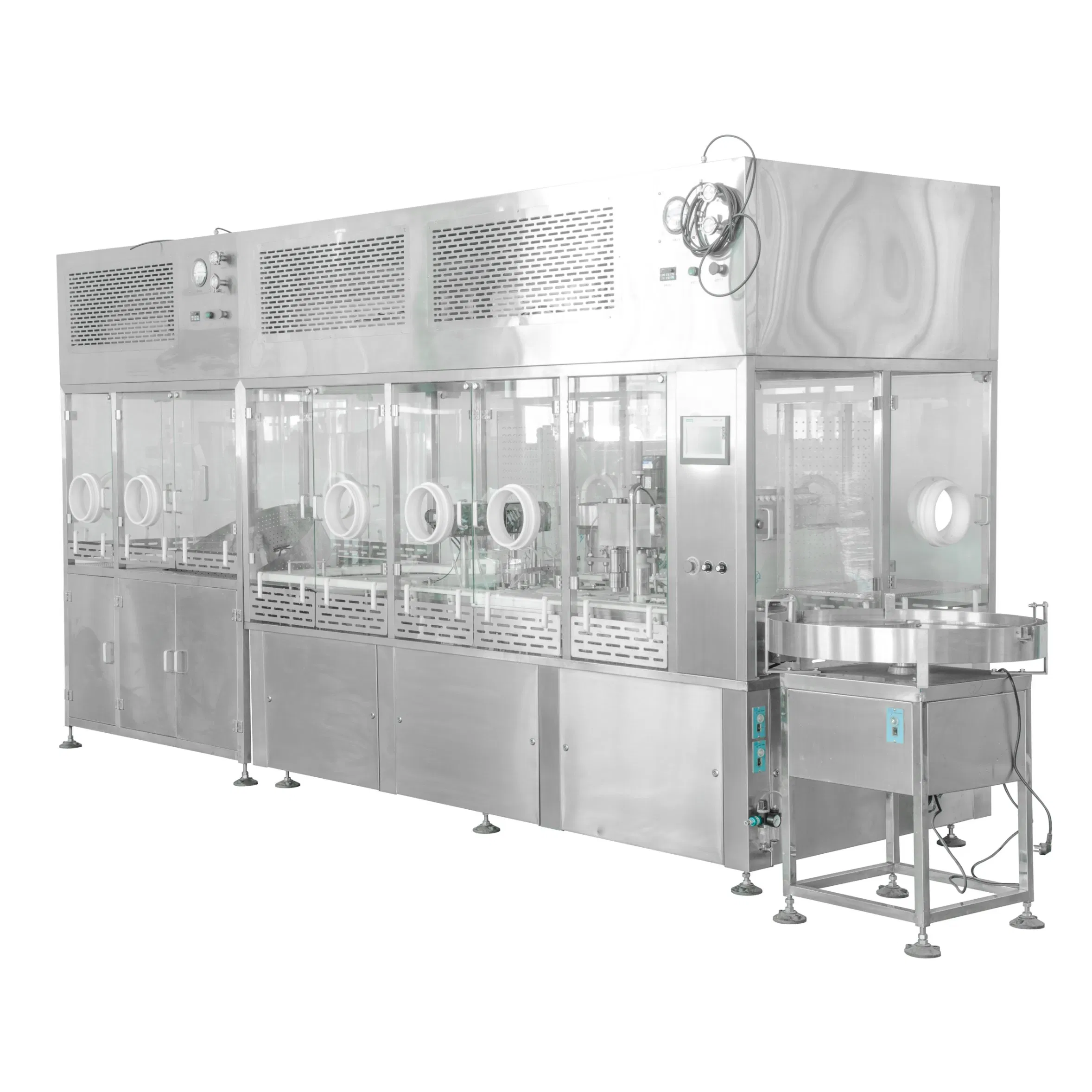 Automatic Pharmaceutical Aseptic Eye Drops Liquid Bottle Filling Sealing Line Machine