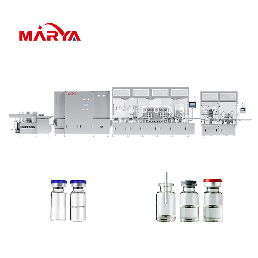 Marya Automatic Pharmaceutical Aseptic Vaccine Vial Filling Machine for Vial Bottle Liquid Filling Sealing Line Manufacturer and Supplier