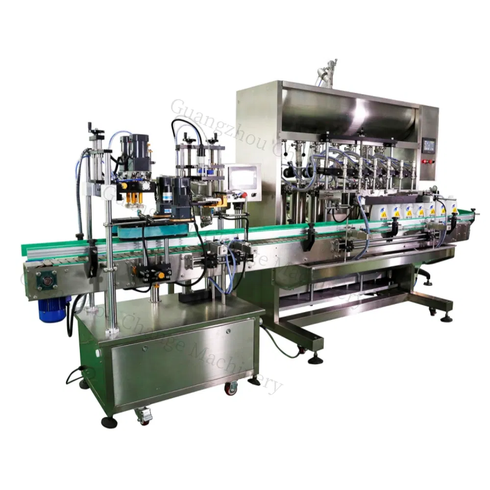 Laundry Detergent Liquid Soap Detergent Shampoo Lotion Bottle Filling Capping Labeling Printing Machine