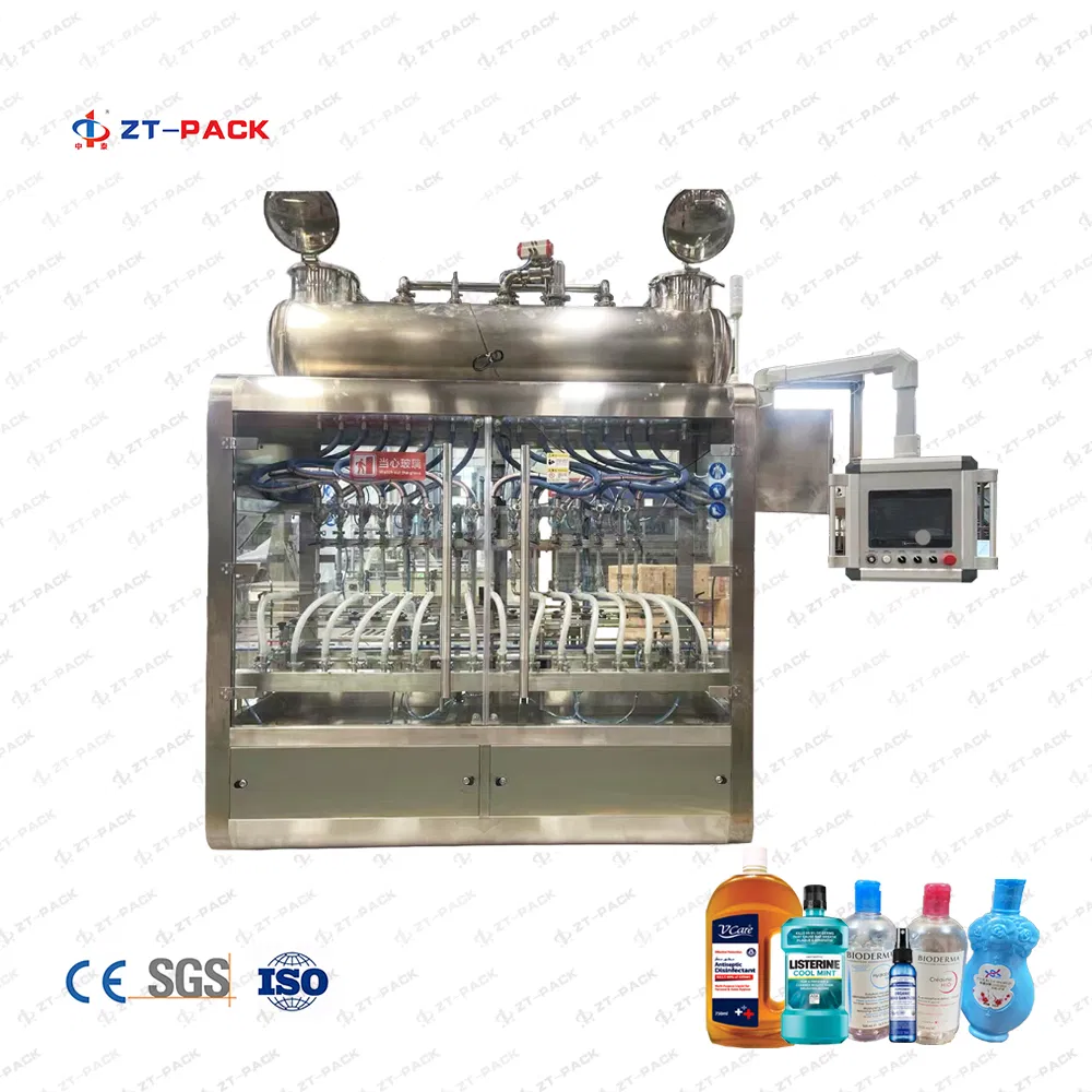 Automatic Gravity Mouth Wash Makeup Remover Filling Machine