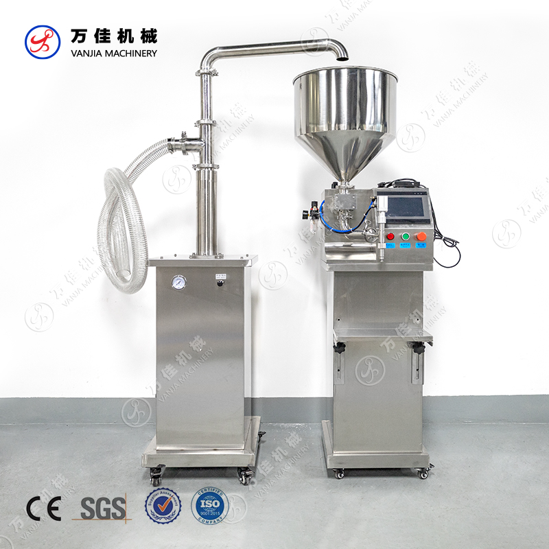 Semi Automatic High Precision Ointment Gel Servo Driven Gear Pump Liquid Filling Machine