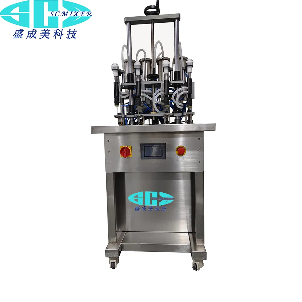 Vacuum 4 Heads Filling Machinery
