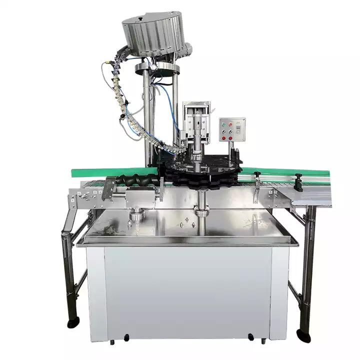 Overflow Linear Gravity Self Flow Liquid Filling Machine Automatic Complete Bottling Line for Fertilizer Products