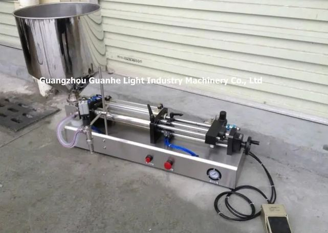 Semi-Auto Piston Type Liquid Filling Machine for Bottle &amp; Pouch Bags