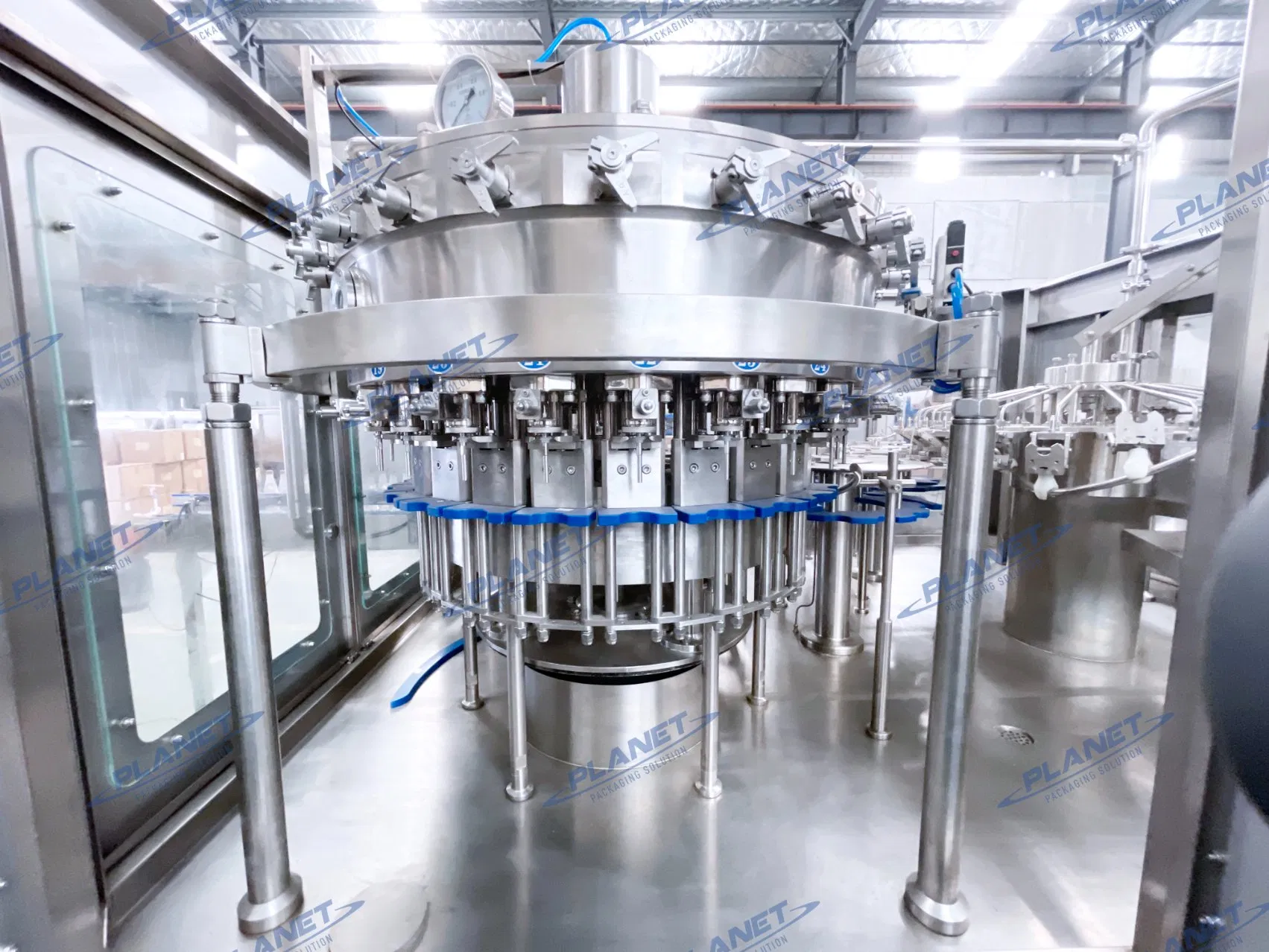 Soda Sparkling Carbonated Soft Drink Liquid Beverage Juice Energy Drinks Spirit Pet Bottle Carbonated Drink CO2 Beer Soda Soft Water Juice CSD Filling Machine