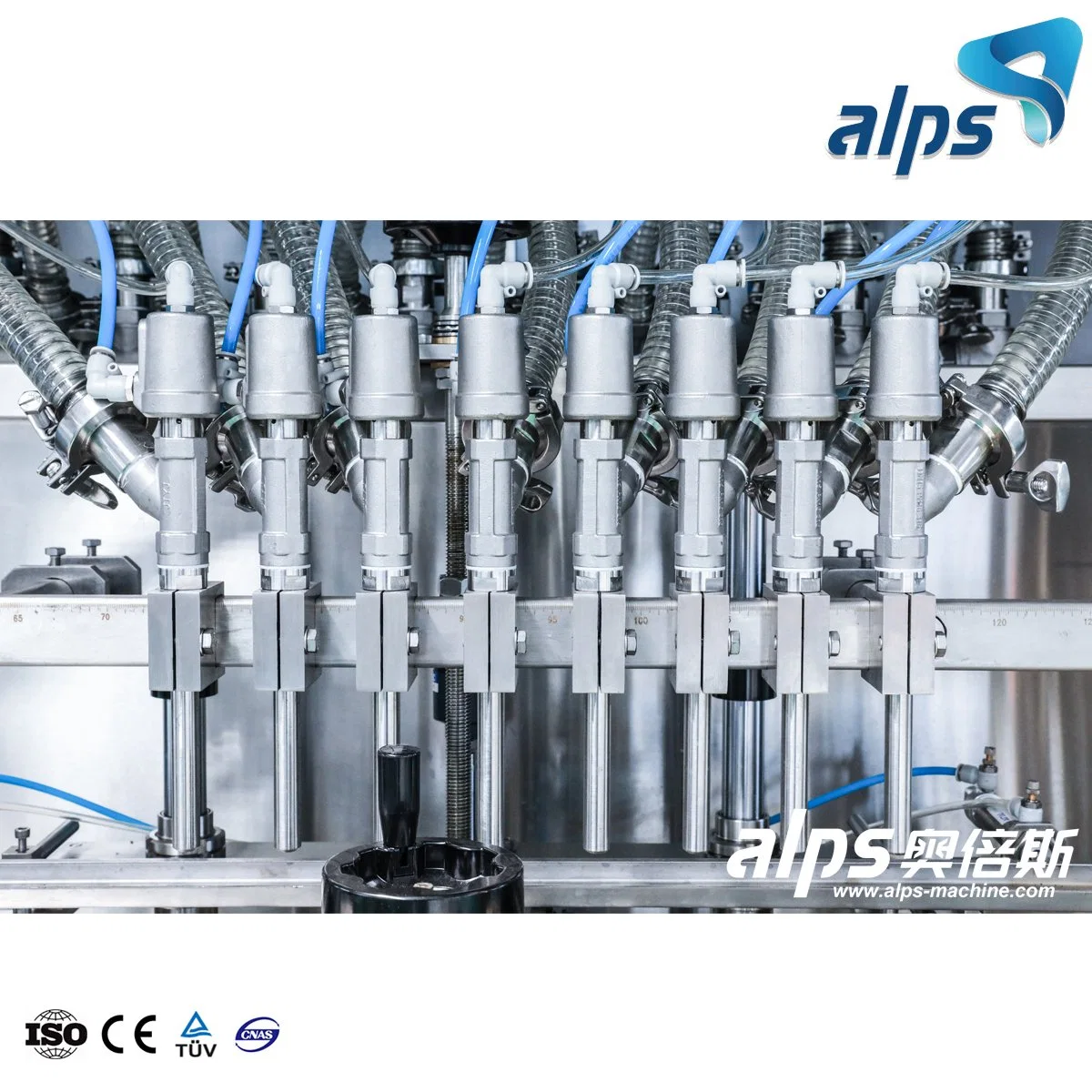 Automatic Daily Chemicals Products Filling Labeling Packing Machine / Liquid Filler
