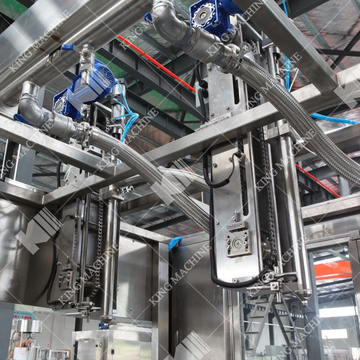 Industrial Full Automatic Barrels Cans Buckets Liquid Weighing Filling Machine