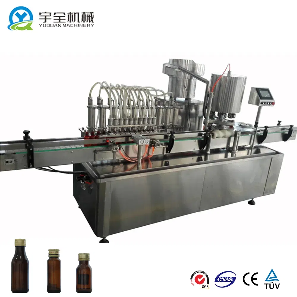Automatic Aseptic Pharmaceutical Syrup Oral Liquid Filling Capping Machine with GMP Compliance