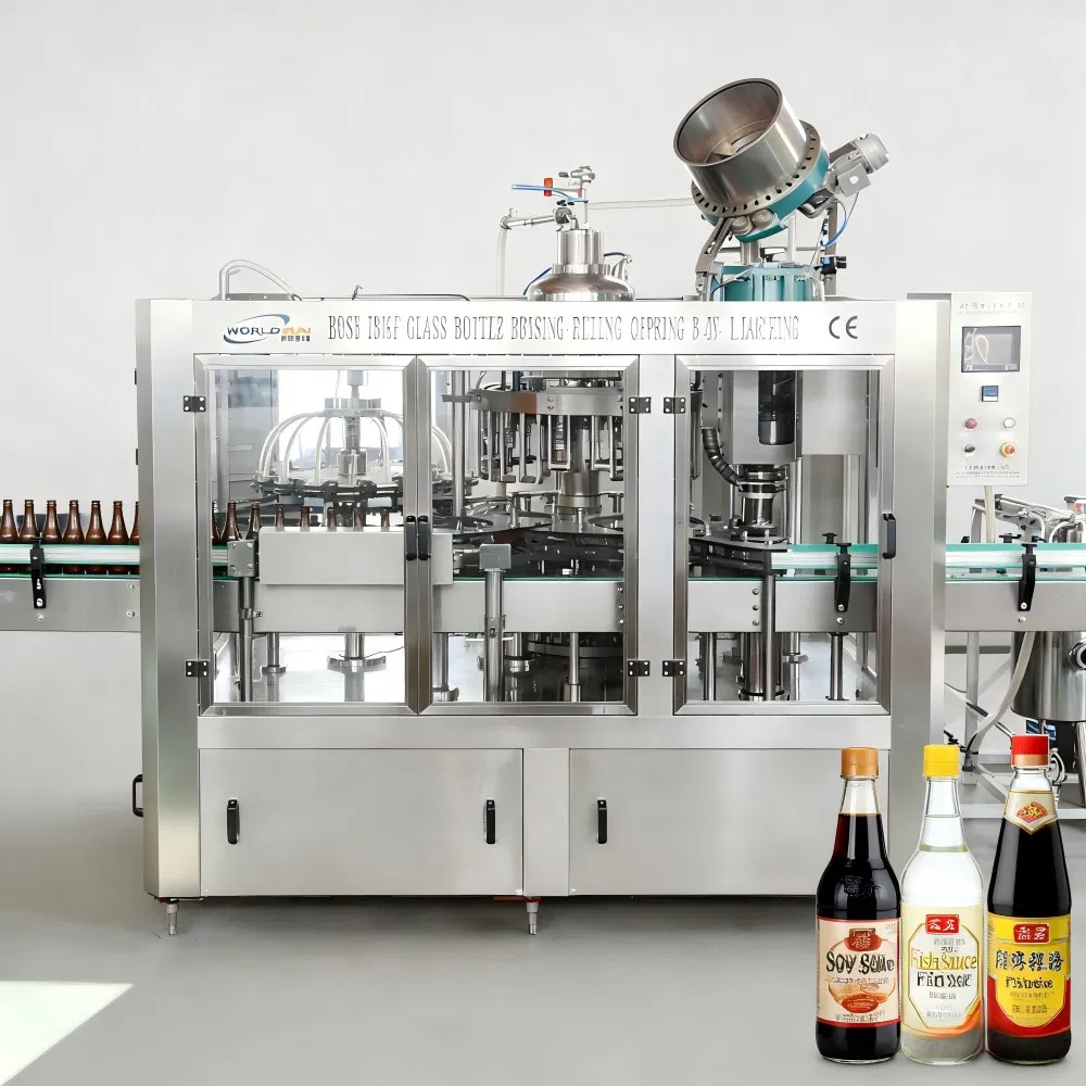 Medium &amp; High Viscosity Liquid Fillers Automatic Sauce Filling Machine for Chili Sauce Ketchup Tomato Paste