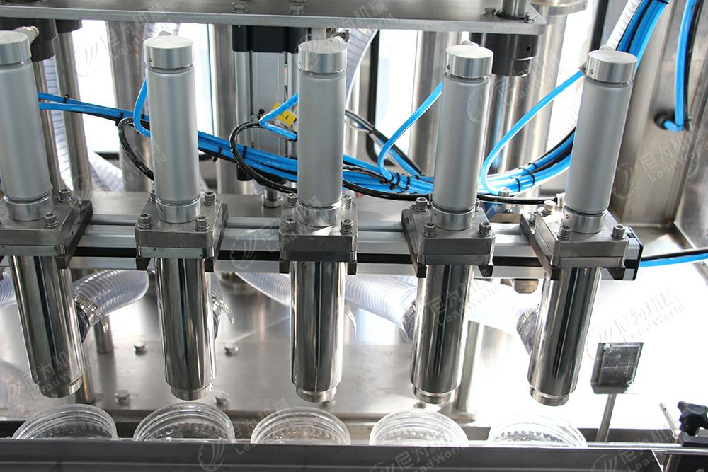 Automatic Liquid Condiment Cooking Peanut Butter Edible Oil Tomato Sauce Honey Shampoo Cleaning Detergent Plastic Glass Bottle Volumetric Filling Machine