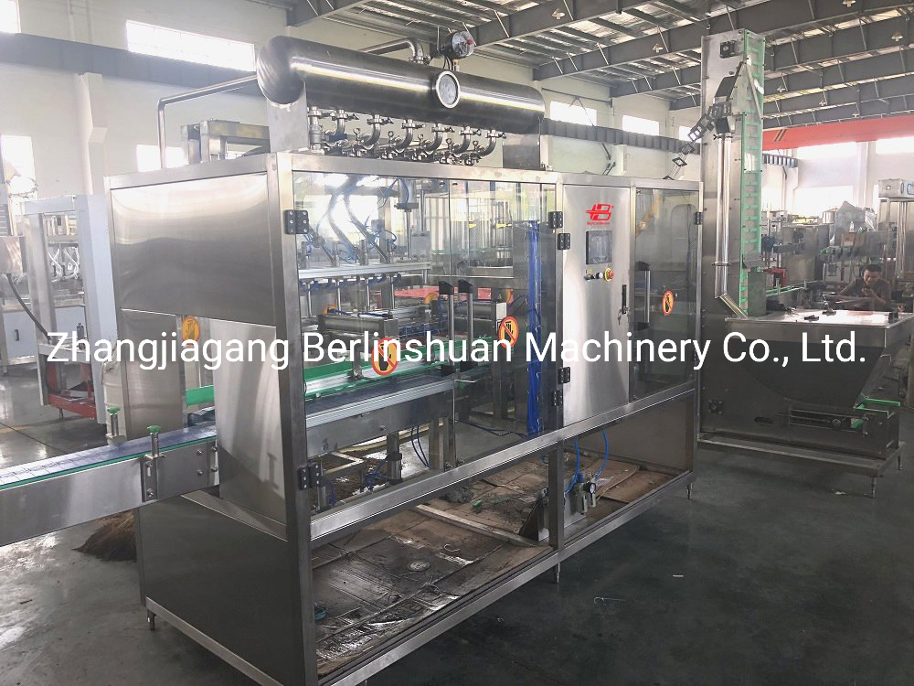Automatic Liquid Condiment Cooking Edible Oil Tomato Sauce Honey Shampoo Cleaning Detergent Plastic Glass Bottle Volumetric Filling Machine / Bottling Plant