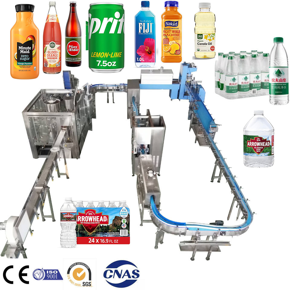 Cheap a to Z Full Automatic Turnkey 330ml 500ml 1500ml Pet Plastic Bottle Drinking Mineral Pure Water Filling Plant Liquid Beverage Bottling Filling Machine