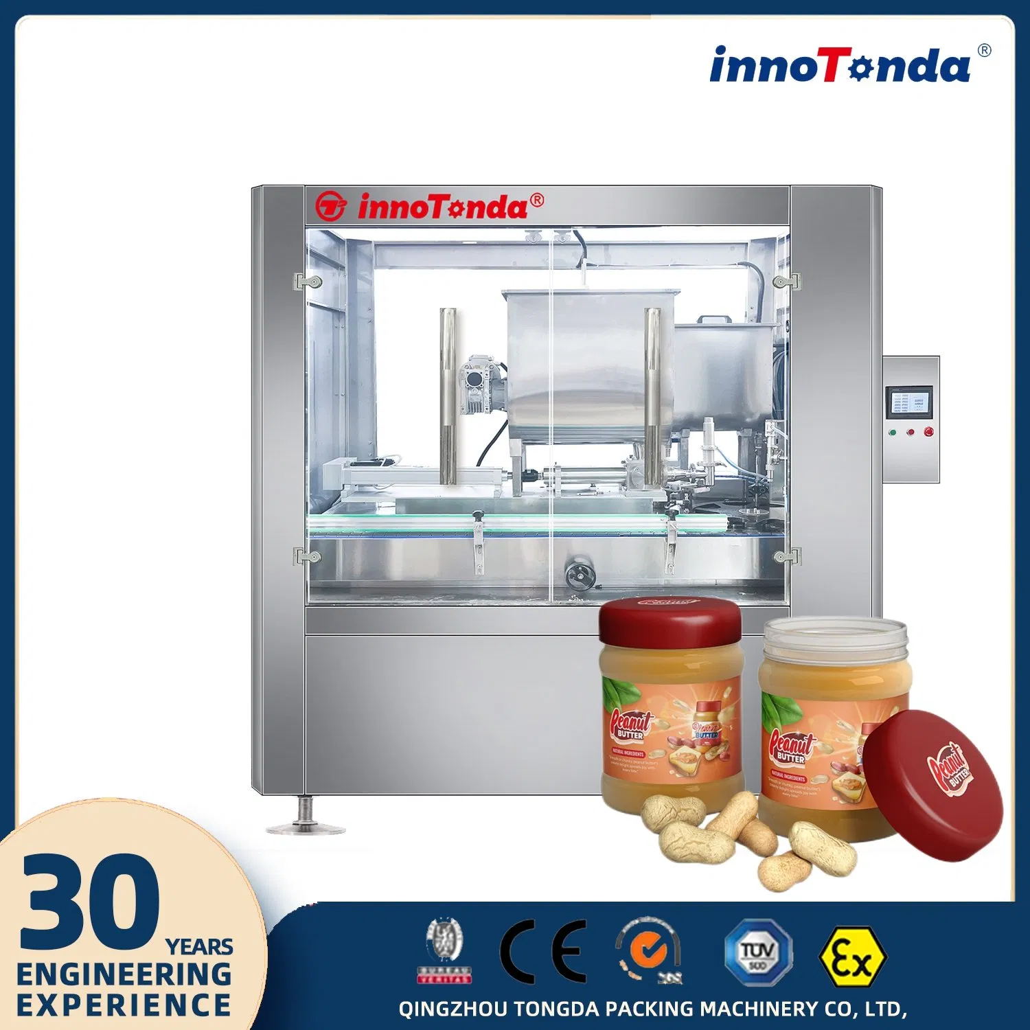 Automatic Single Head Servo Drive Rotary Lobe Pump Jar Liquid Oil Jam Sauce Filling Machine