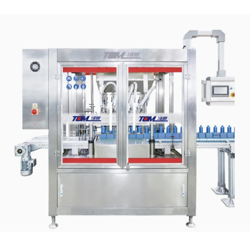 Anti-Corrosion Non-Metal High Speed Detergent Intelligent Capping Packing Liquid Filling Machine for Daily Chemical