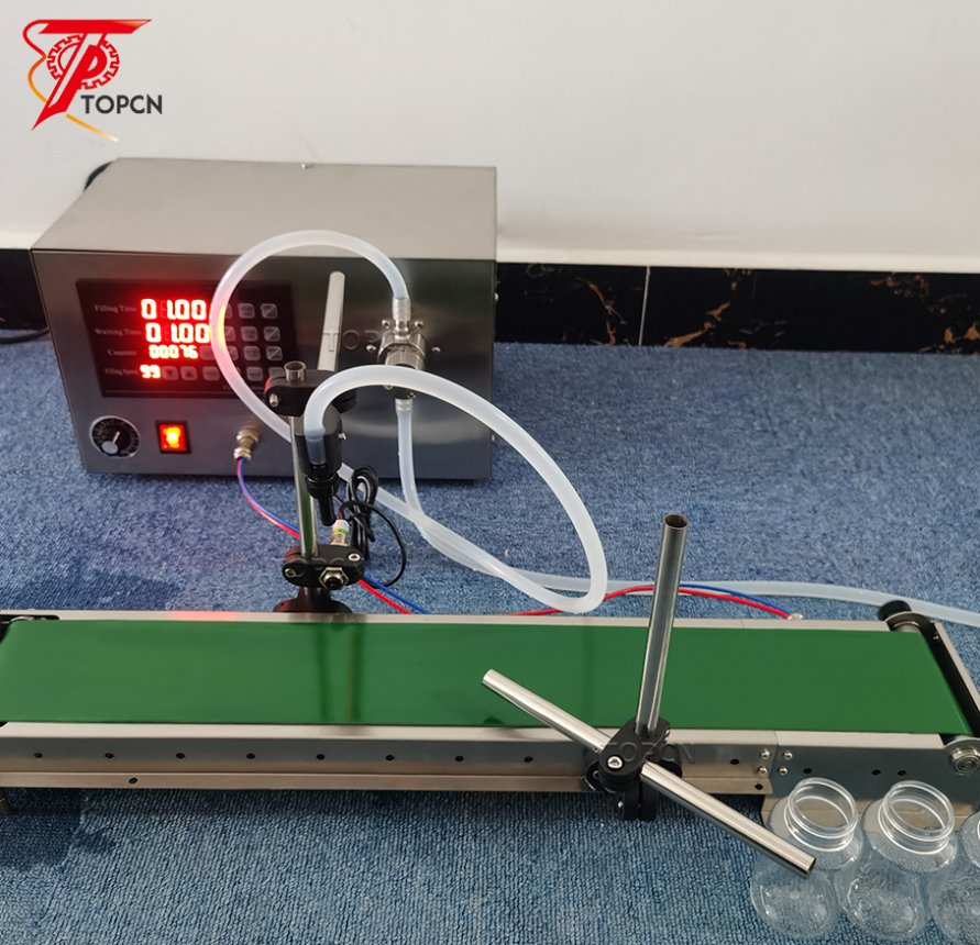 Single Head Semi Automatic Nutrient Solution Small Bottles Liquid Filling Machine