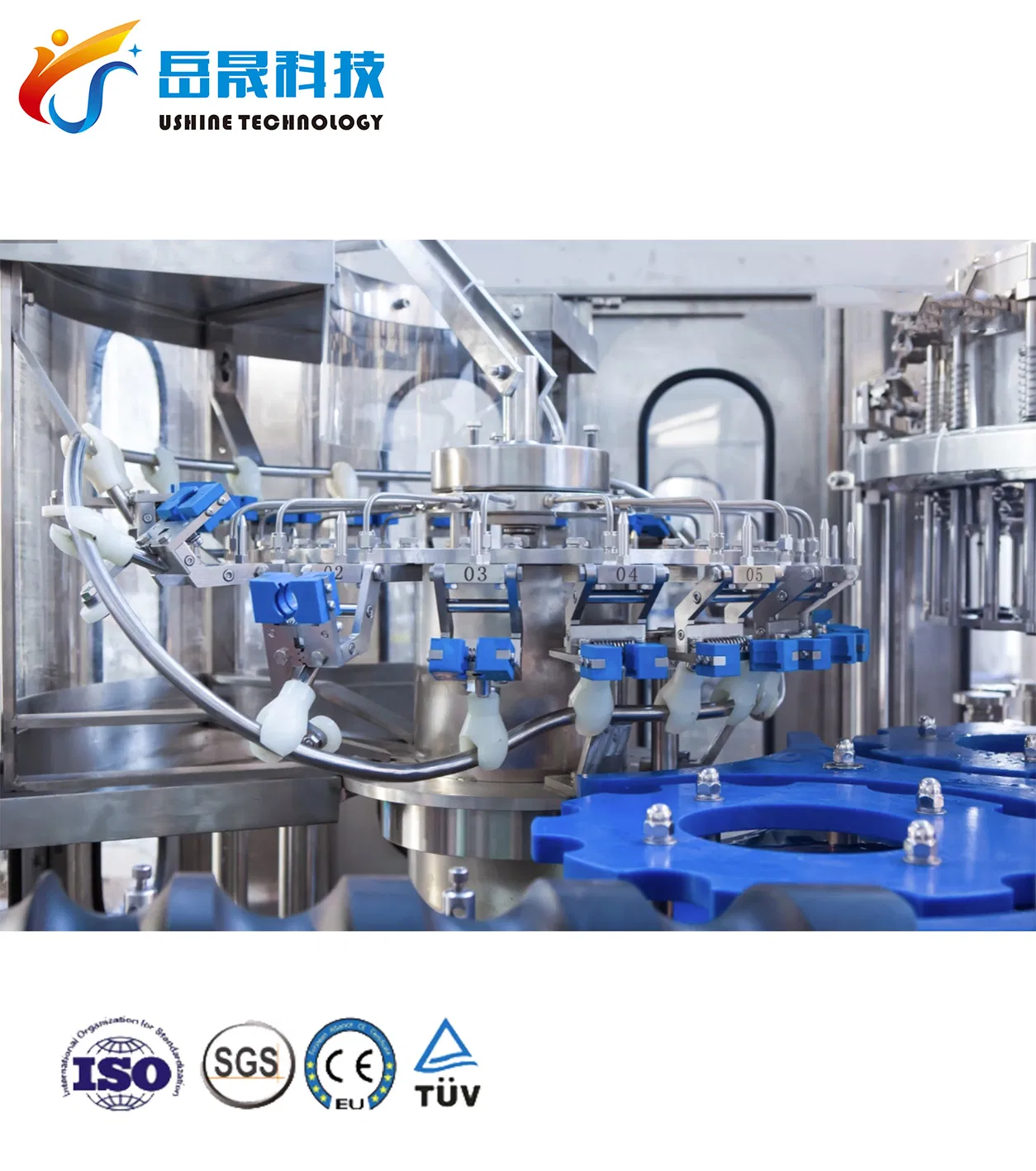 2/4/6/8 Heads Customized Automatic Bottle Liquid Filler Bottled Water Juice Wine Oil Tin Can Filling Machine