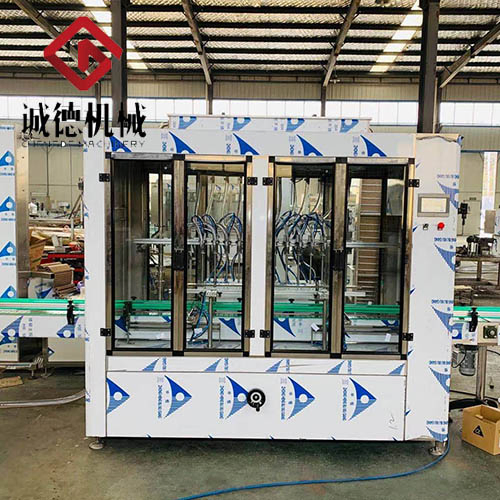 Overflow Linear Gravity Self Flow Liquid Filling Machine Automatic Complete Bottling Line for Fertilizer Products