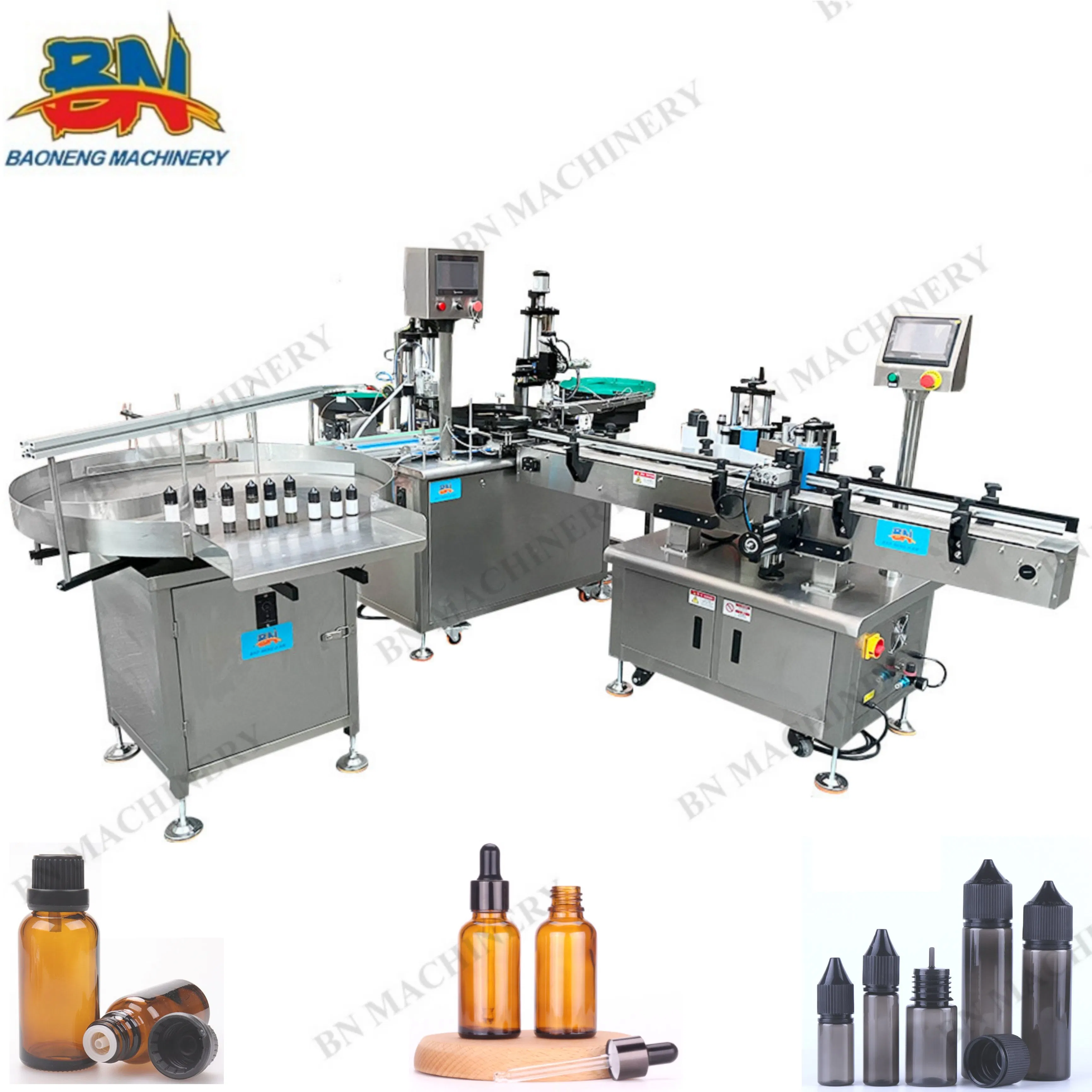 High Quality Liquid Gel Volumetric Vial Oil Bottle E Juice Vape Filling Machine