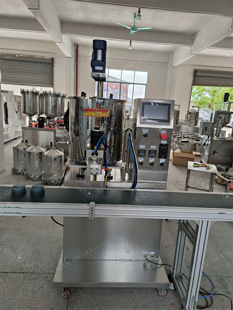 Gear Pump Liquid Filling Machine Pneumatic Hot Cosmetic Tube Liquid Lipstick Paste Filling Machine