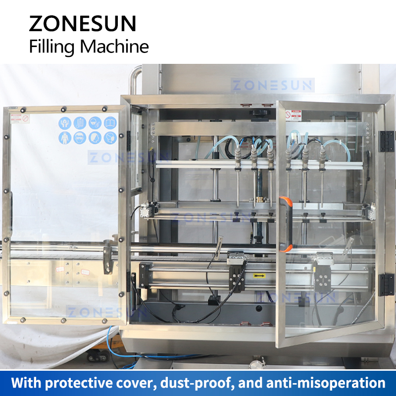 Zonesun Zs-Ytex1 Automatic Explosion Proof Inflammable Liquid Gravity Filling Machine
