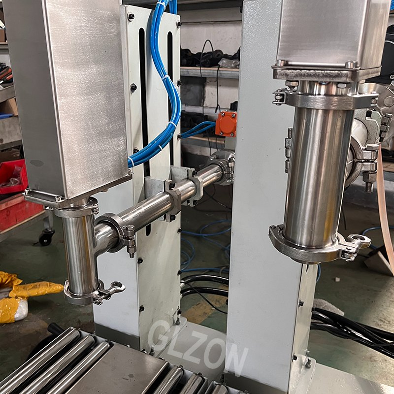 Liquid Soap Bottle Filling Machine Automatic Servo Piston Filling Machine Multi-Head Weighing Dishwashing Liquid Filling Machine for 5-30L