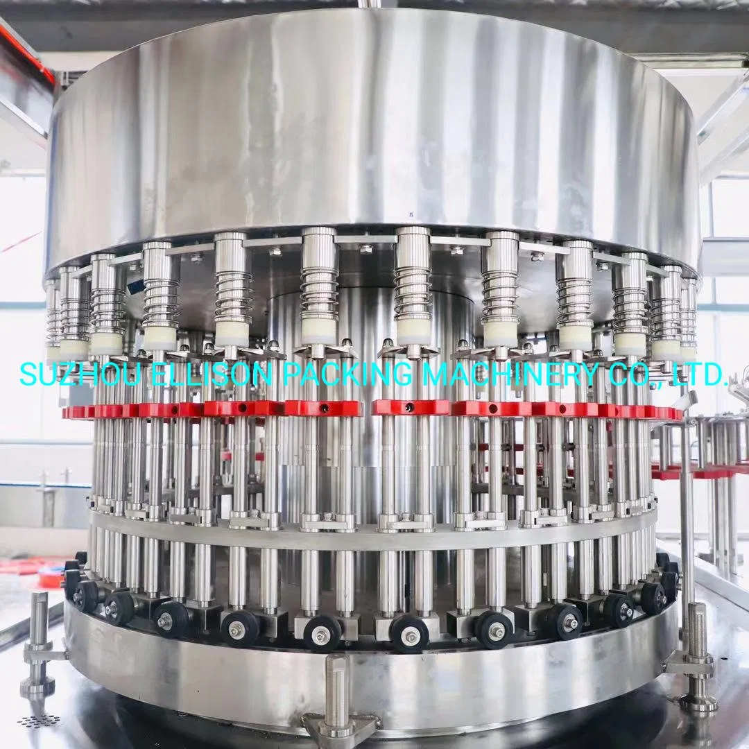 Export 15000bph 3 in 1 Plastic/Glass/Aluminum Can Bottle Beverage Juice Soft Carbonated Drink Water Liquid Rinsing Filling Capping Labeling Packing Machine