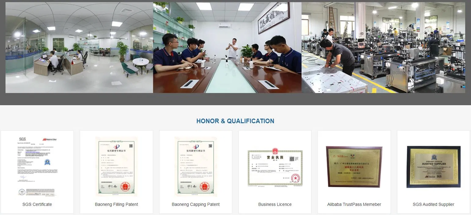 Volumetric Linear Bn Guangzhou China Liquid Filliing Oil Bottle Filling Machine Hot Sale