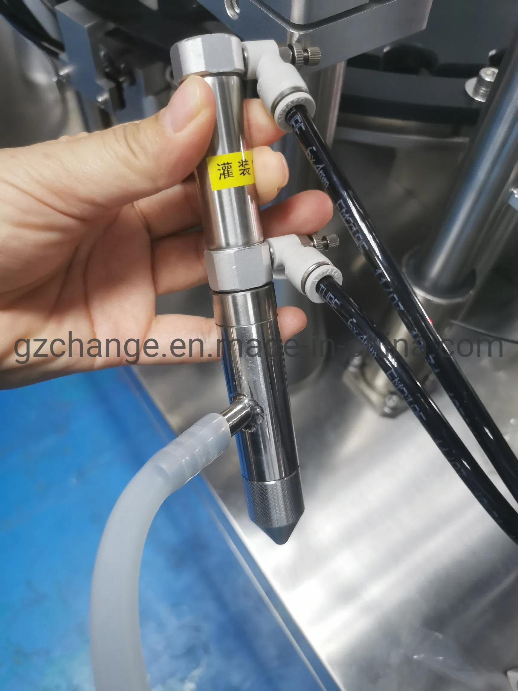 Auto Glass 5ml 10ml 15ml Liquid Powder Glass Vial Bottle Filling Machine