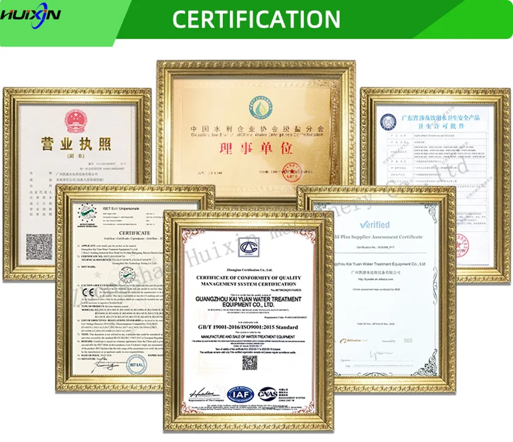 Certifications