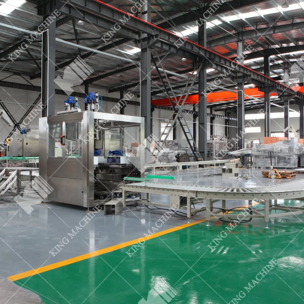 Industrial Full Automatic Barrels Cans Buckets Liquid Weighing Filling Machine