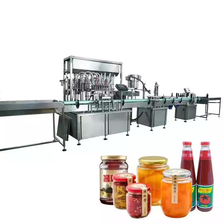 Servo Motor Linear Type Piston Paste Bottle Liquid Filling Machine