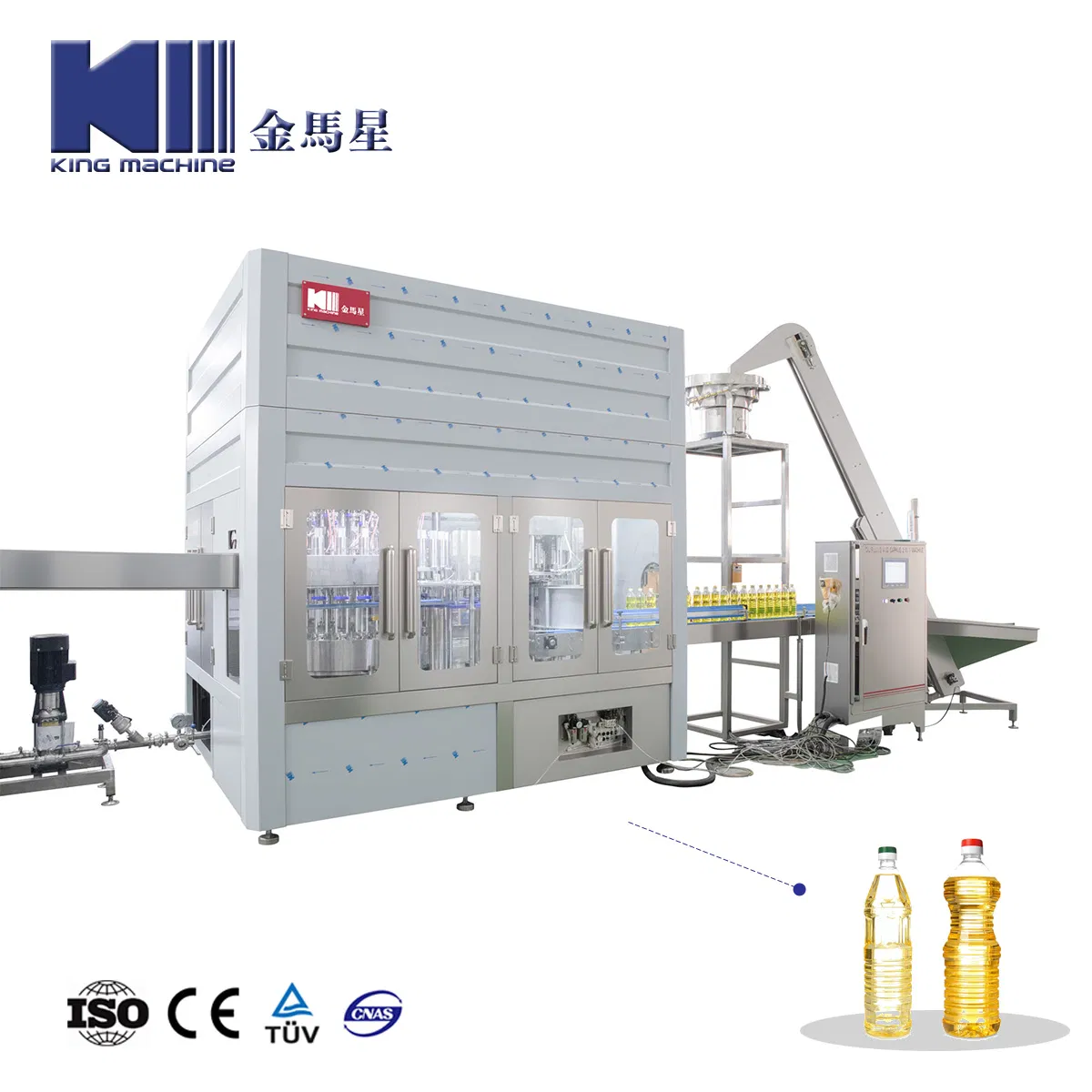 Automatic Piston Filling Bottle Liquid Electronic Weighing Filling Valve Vegetable Cooking Peanut Coconut Soybean Sunflower Edible Olive Oil Filling Machine