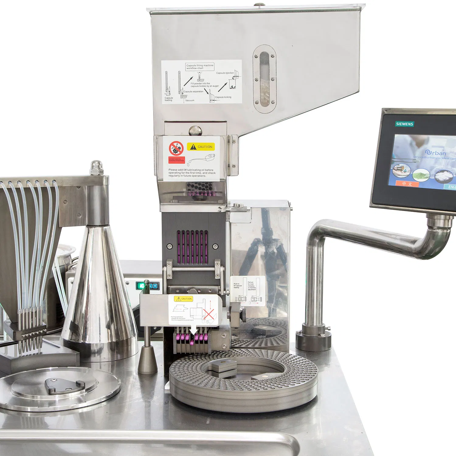 Latest Innovation Semi-Automatic Gelatin Capsule Filling Machine with Liquid Filler and Automatic Turntable Capsule Filling Machine