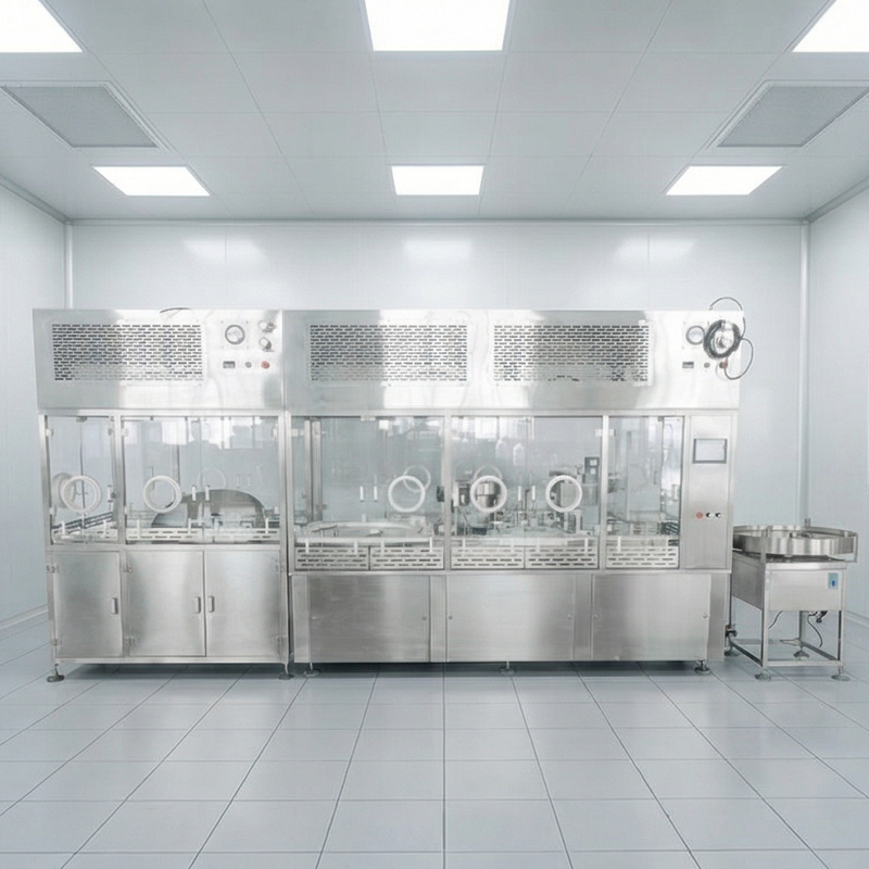 Automatic Pharmaceutical Aseptic Eye Drops Liquid Bottle Filling Sealing Line Machine