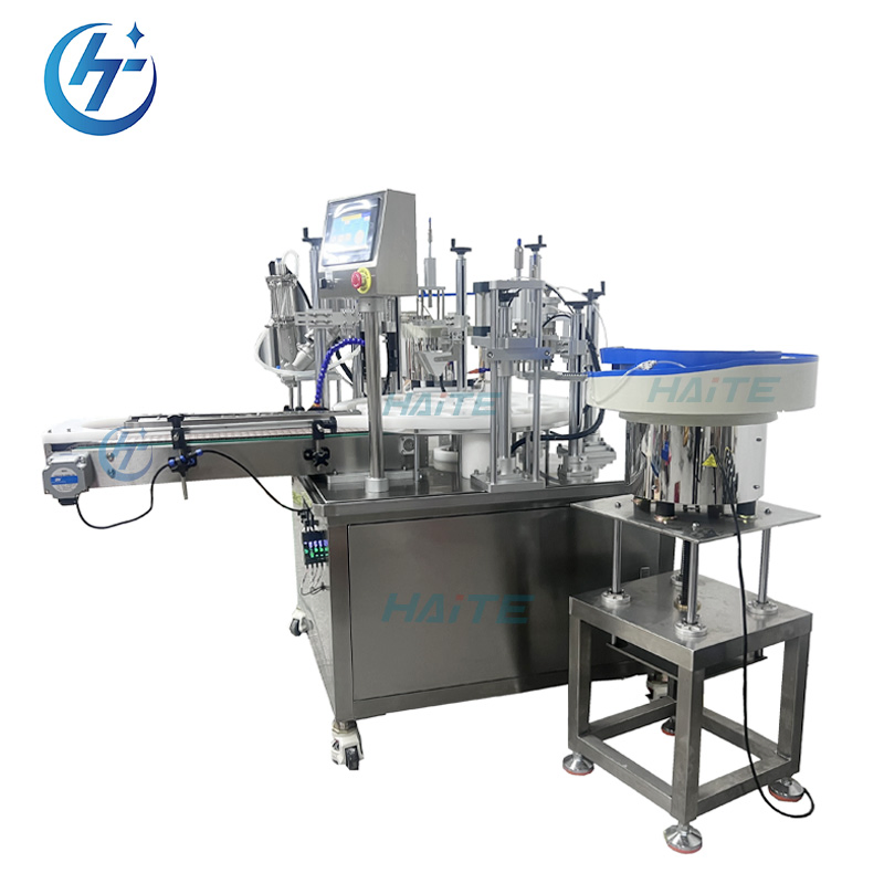 Automatic Gravity Filling Machine for Low-Viscosity Liquid