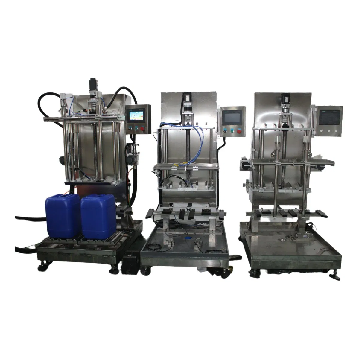 PLC Touch Screen Multi Head Automatic Liquid Filling Packaging Machine