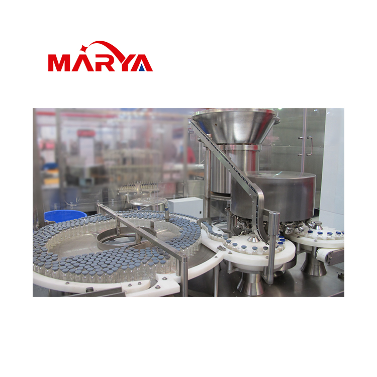 Marya GMP Certified Vial Liquid Washing Drying Filling Stoppering Production Line Vial Filling Machine for Pharmaceutical Manufacturer &amp; Supplier