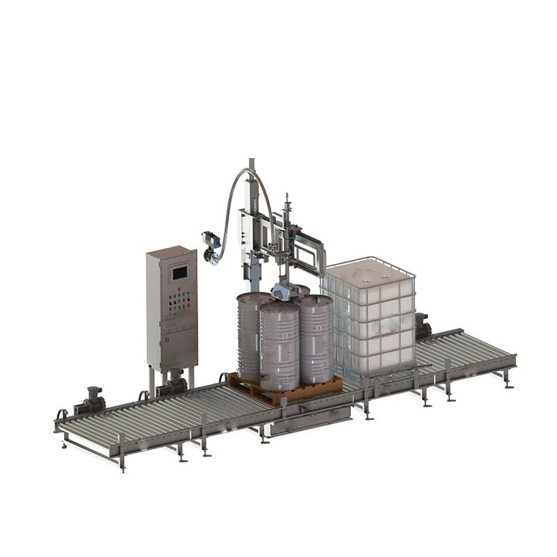 1000L Chemical Liquid Filling Machine Semi Automatic Piston Type Can Filling &amp; Bulk Bag Filling Equipment