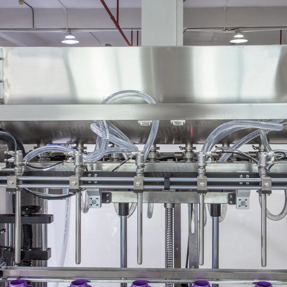 Automatic Daily Chemical Shampoo Detergent Filling Packaging Machine Disinfectant Liquid Bottling Line