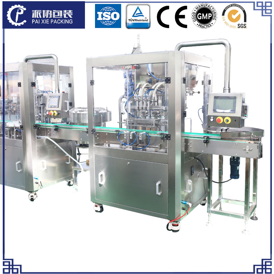 High-Speed Automatic Liquid Bottle Filling Machine for Water, Juice, Soft Drink, Wine, Edible Oil, Essential Oil, E-Liquid, Cosmetic Lotion, Honey, Olive Oil